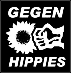 Gegen Hippies - zum Schließen ins Bild klicken