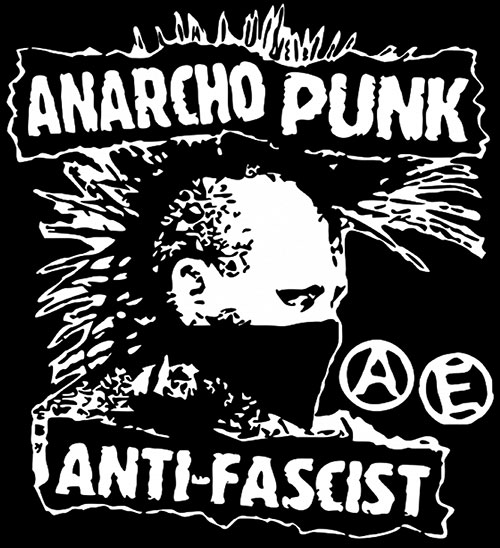 Anarcho Punk Anti Fascist (Druck) - zum Schließen ins Bild klicken