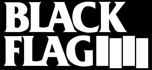 Black Flag - Logo (Druck) - zum Schließen ins Bild klicken