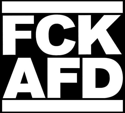 FCK AFD (Druck) - zum Schließen ins Bild klicken