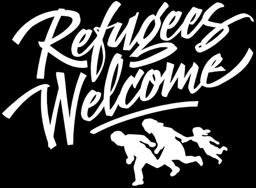 Refugees Welcome (Druck) - zum Schließen ins Bild klicken