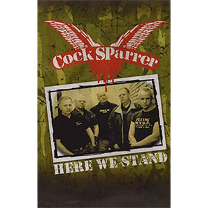 Cock Sparrer – Here We Stand TAPE - Click Image to Close